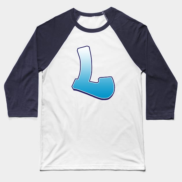 L - Blue Baseball T-Shirt by Dmitri